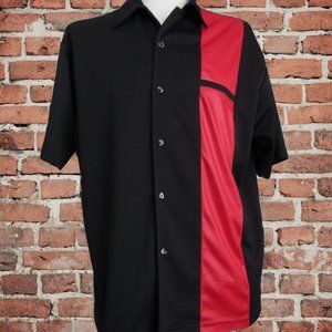Vintage Cocktail Hour Shirt XXL Black Red Swingers